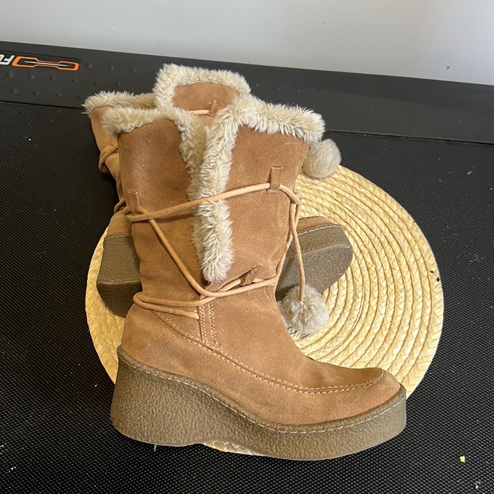 Spring Platform  Outdoor Winter Snow Ankle Boot Size 37 - Picture 12 of 14